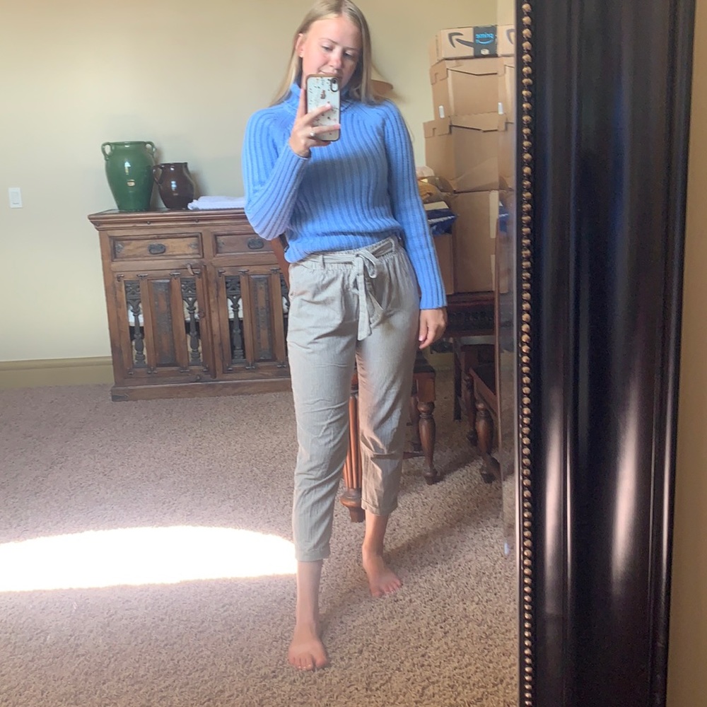 Blue Turtleneck